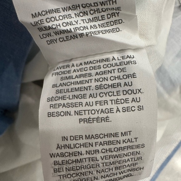 J. Crew Linen Skirt, Palm Tree Pattern, Size 10 - Picture 10 of 11